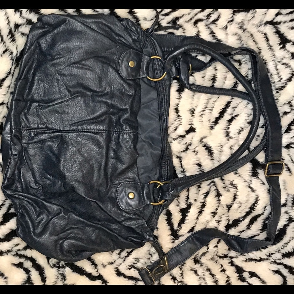 Navy/slate blue tote bag